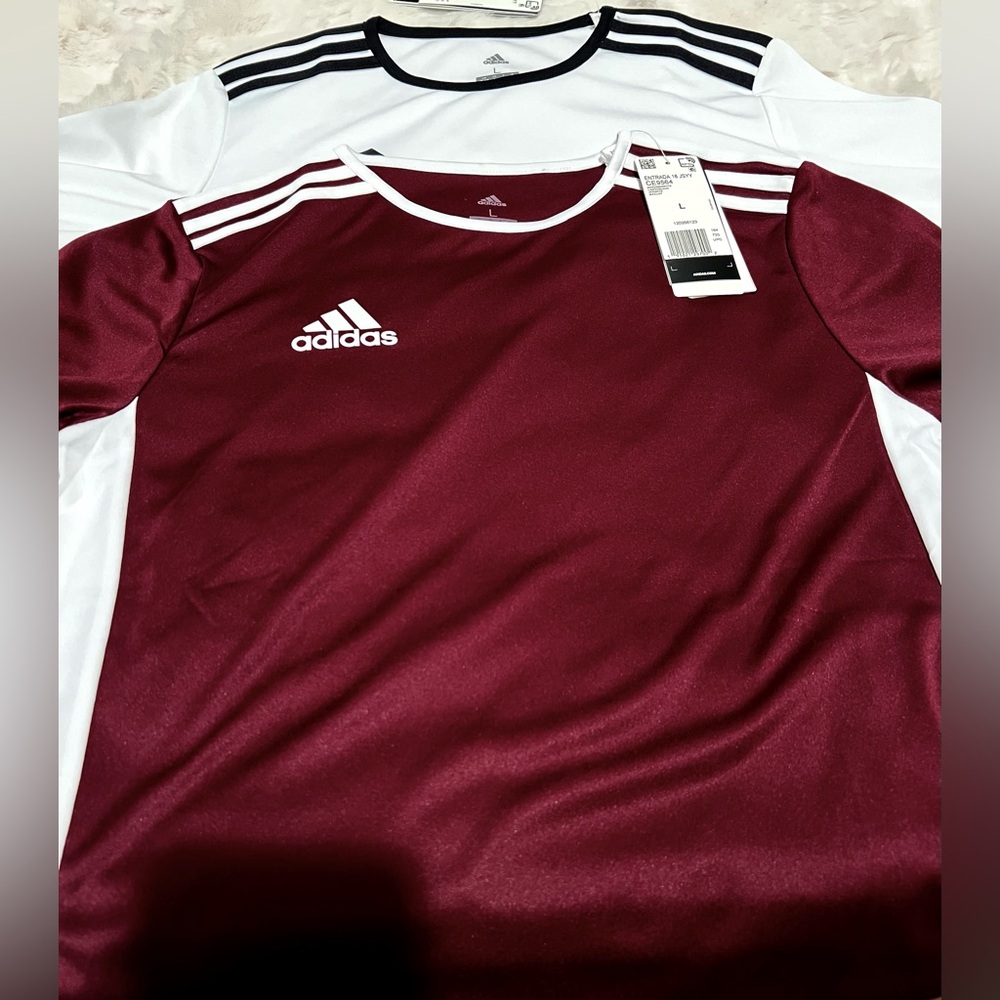Bundle 2 NWT climalite Adidas shirtsl